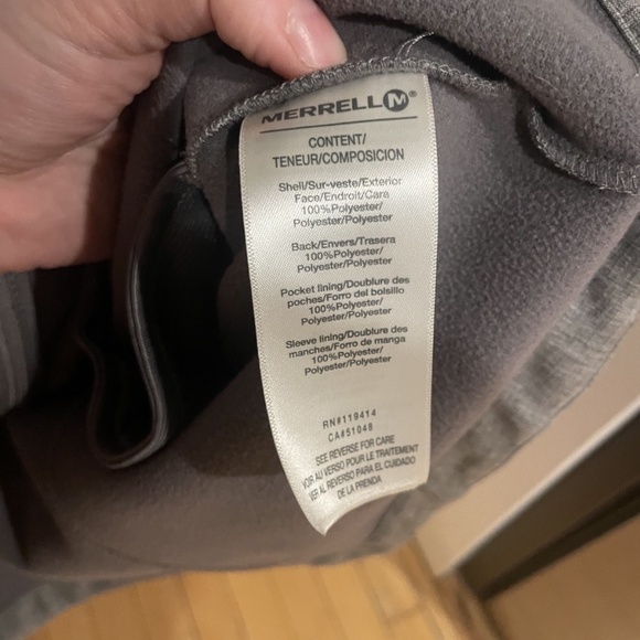 Merrell Women's Gray Dry + Wind Jacket Size XL - Picture 4 of 5